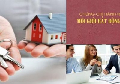 Chứng chỉ hành nghề môi giới bất động sản